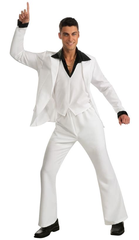 Saturday Night Fever John Travolta Suit Halloween Fancy Dress Costume ...