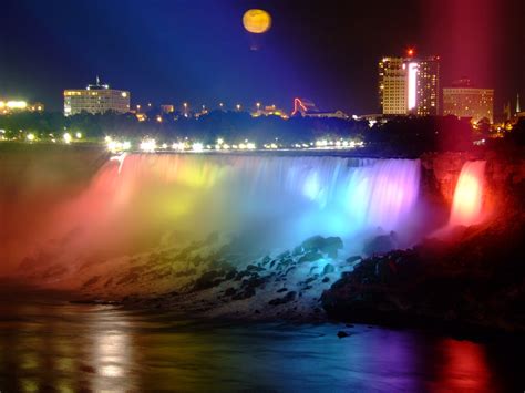 Niagara Falls at Night Wallpaper - WallpaperSafari