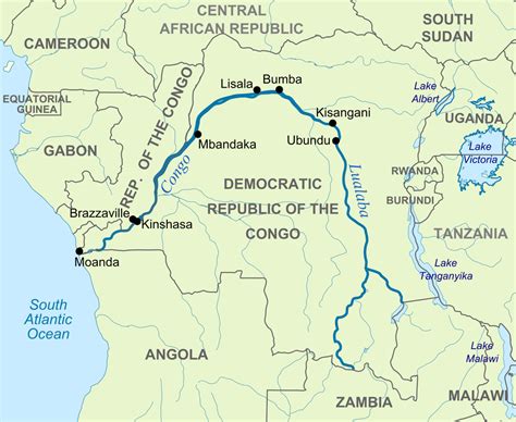 Congo River Basin - Contient landforms