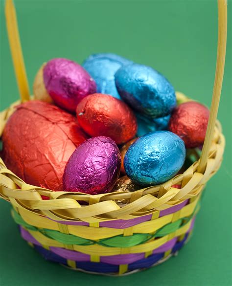 Basket of colourful Easter Eggs-7112 | Stockarch Free Stock Photos