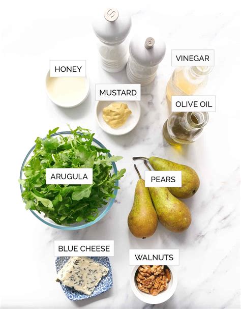 Arugula Pear Salad - The clever meal