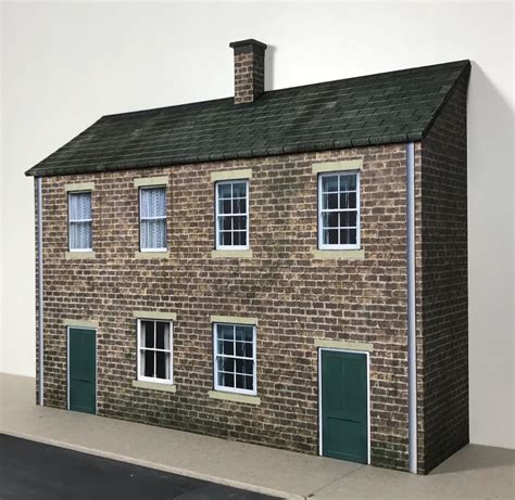 O Gauge 7mm 1:43 Scale Low Relief Model Building-House Rears #965-O-BS ...