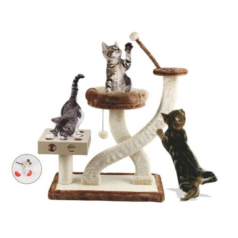 Multi Level Cat Scratcher Tree - 79cm