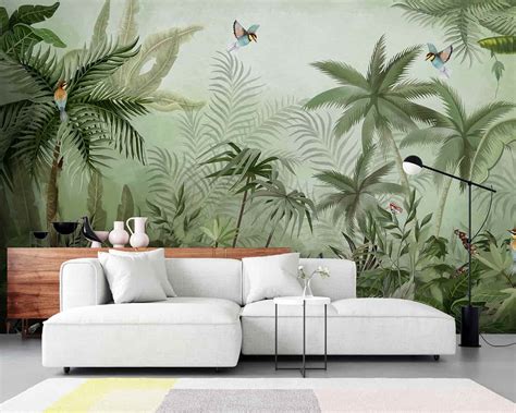 Tropical botanical landscape - WallCurry