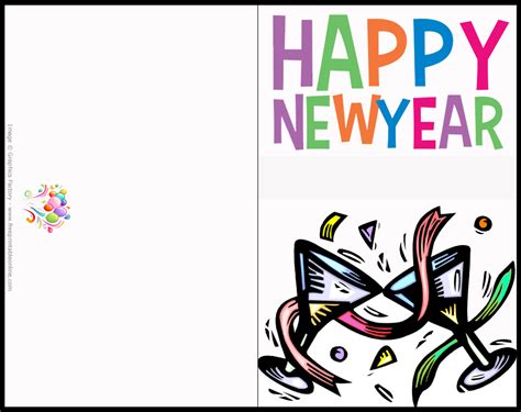 Happy New Year! Greeting Cards And Activity’s For The New Year – Free ...