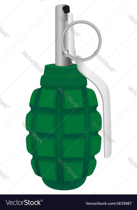 Grenade Royalty Free Vector Image - VectorStock