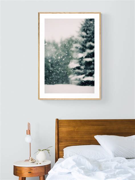 Woodland Art Winter Photograph Snow Photography Winter Daydream 3 Pine ...