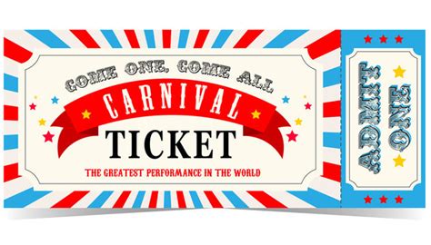 Carnival Ticket Template