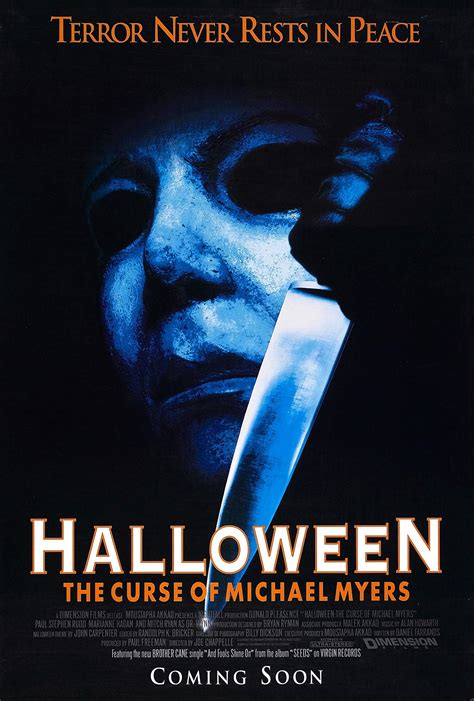 Buy The Gore Store Halloween Curse of Michael Myers Movie Poster 24x36 ...