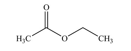 Draw the structure of ethyl acetate.. | Homework.Study.com