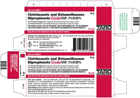 Clotrimazole And Betamethasone Dipropionate Information, Side Effects ...