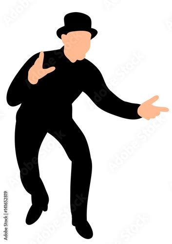 isolated silhouette of mime, man - Buy this stock vector and explore ...