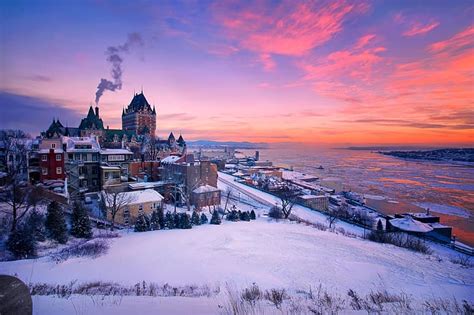 HD wallpaper: Canada, Quebec, winter, cold, sky | Wallpaper Flare