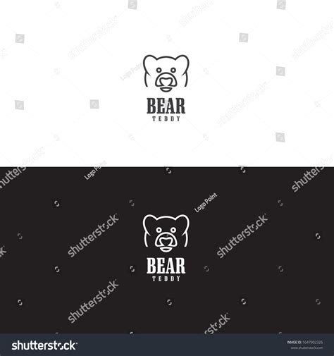 Teddy Bear Logo Vector Stock Vector (Royalty Free) 1647902326 ...