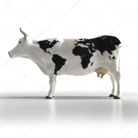 World map cow — Stock Photo © franckito #2195501