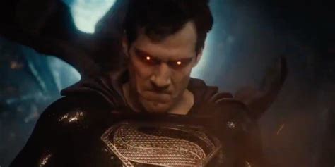 Black Suit Superman Uses Heat Vision In Justice League Trailer Teaser