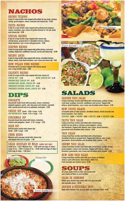 Caliente Mexican Restaurant menu in Carmel, Indiana, USA