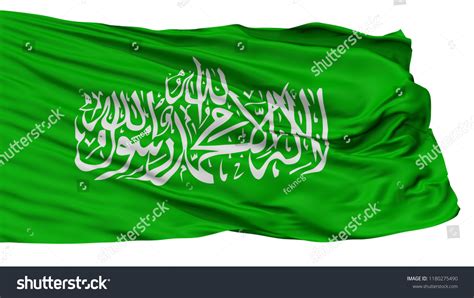 Hamas Flag Isolated On White Background Stock Illustration 1180275490 ...