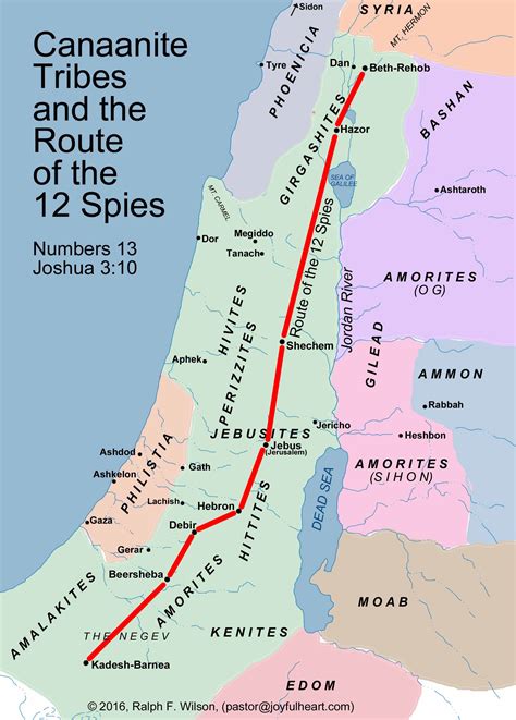 Maps for the Book of Joshua -- JesusWalk Bible Study Series