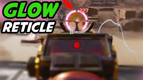 GLOWING Custom Reticle Tutorial! Apex Legends Season 11 - YouTube