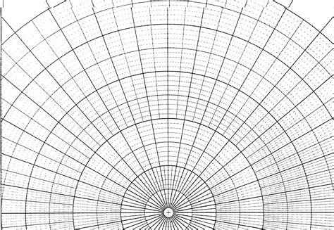 Polar Graph Paper | Paper Maniac | Pinterest