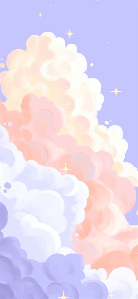 Aesthetic Clouds Purple Wallpapers - Clouds Wallpaper iPhone ☁︎