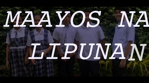 Di Maayos Na Lipunan Poster - saloobin maayos