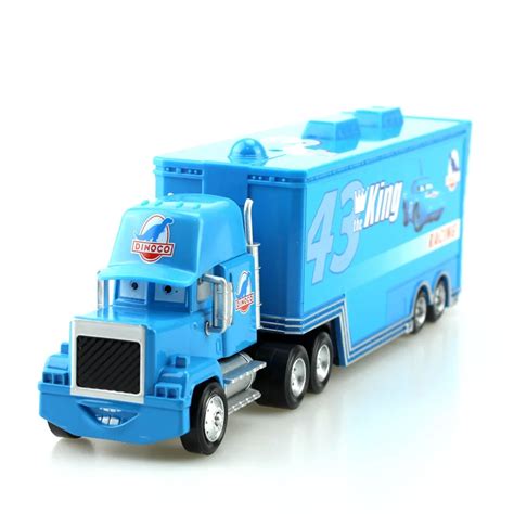 Disney Pixar Cars No.43 The King Mack Truck 1:55 Diecast Metal Alloy ...