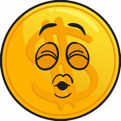 Cartoon, coin, emoji, gold, metal, precious icon - Download on Iconfinder