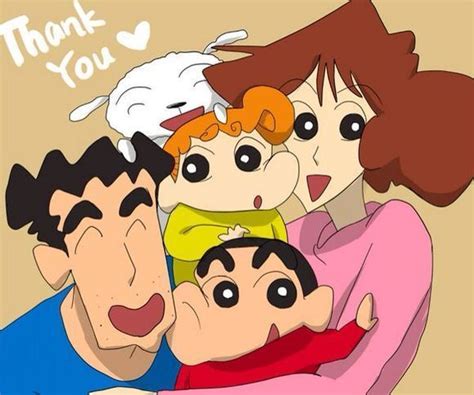 Love u Nohara family | Sinchan cartoon, Cute cartoon wallpapers, Cute ...