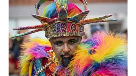 Revelers Actively Participate In NYC Pride March, Showcasing Vibrant ...