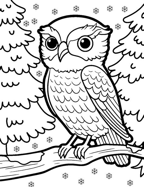 35 Owl Coloring Pages: Fun Printables