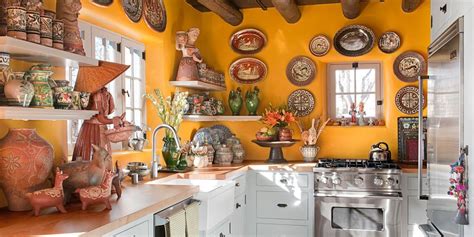 Yellow Kitchen with Santa Fe Style - Southwest Kitchen Decor