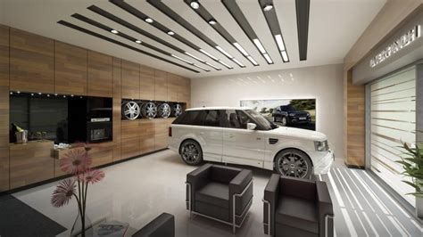 Personal Car Showroom Garage House, Garage Shop, Dream Garage, Car ...