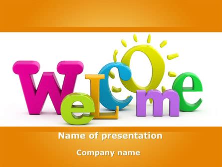 Welcome Powerpoint Templates