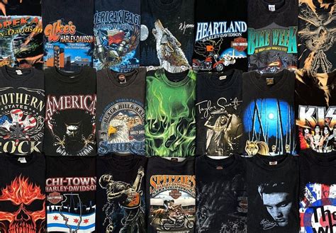 Vintage T-shirts Harley Davidson T-shirts Rock Band T-shirts Grunge T ...