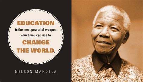 Nelson Mandela quote on education