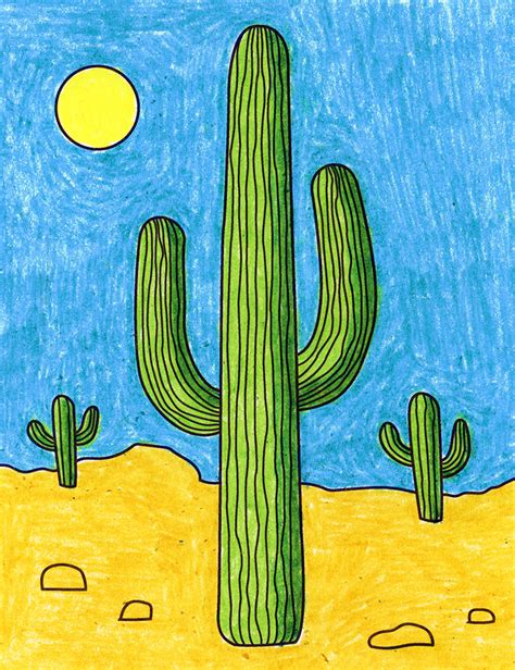 Top more than 160 easy cactus drawing - seven.edu.vn