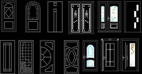 Front Door Drawing Elevation In Autocad Cad 7383 Kb Bibliocad | Images ...