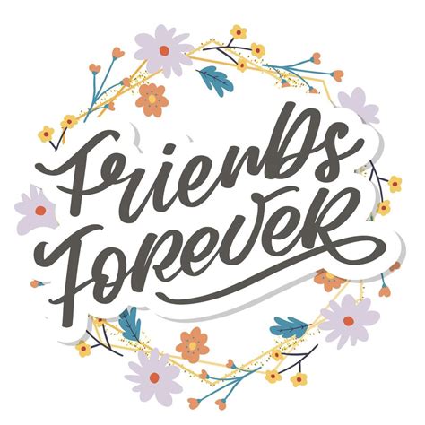 Best Friend Forever Friendship Day soul sister with heart lettering ...