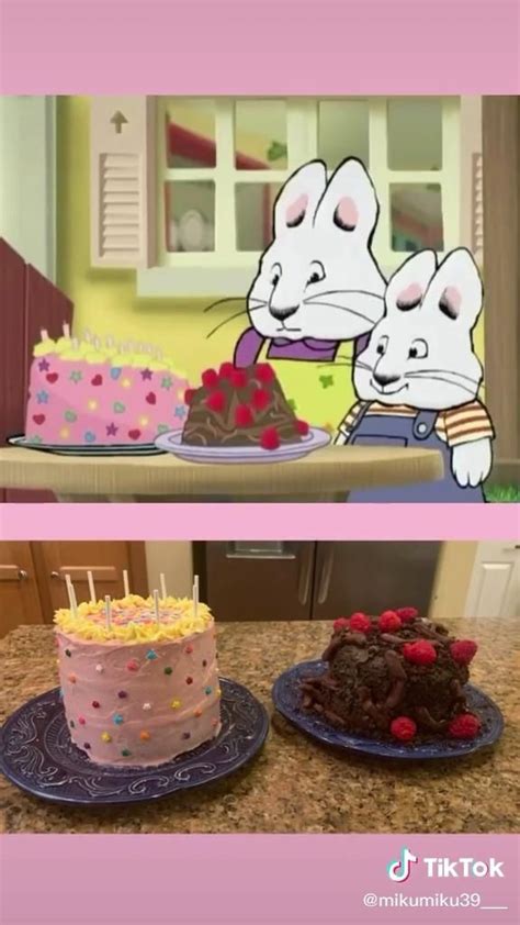 Max and Ruby Cakes [Video] | Ruby cake, Max and ruby, Cute baking