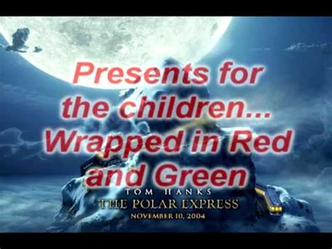 When Christmas Comes To Town ~ The Polar Express [Lyrics] - YouTube