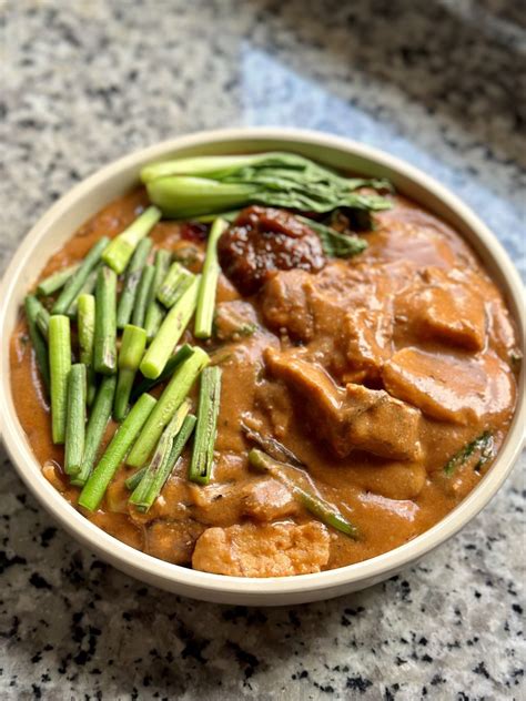 Filipino Peanut Stew (Kare Kare) - Brown Girl Vegan