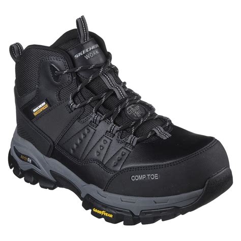 Men's Skechers Work Arch Fit Tarver Composite Toe Waterproof Boots ...