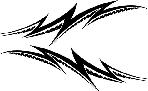 Tribal noise vinyl cut automotive decals | Xtreme Digital GraphiX