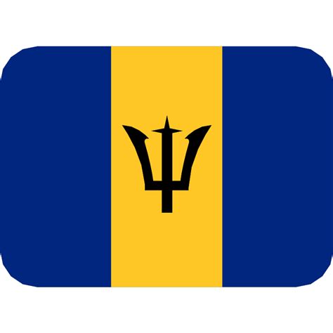 Flag For Flag Barbados Vector SVG Icon - SVG Repo