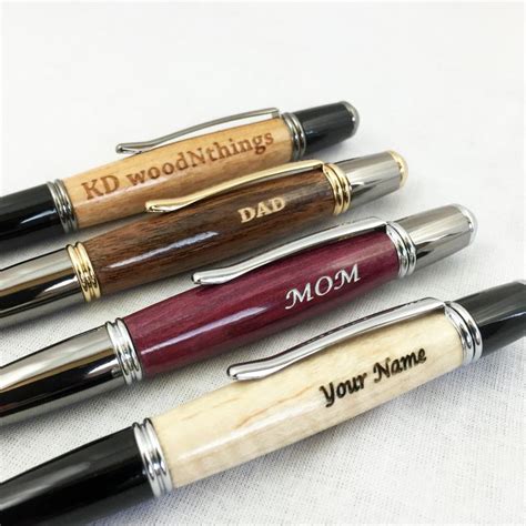 Personalized Pen, Custom Wood Pen, Engraved Wood Pen, Engraved Pen for ...