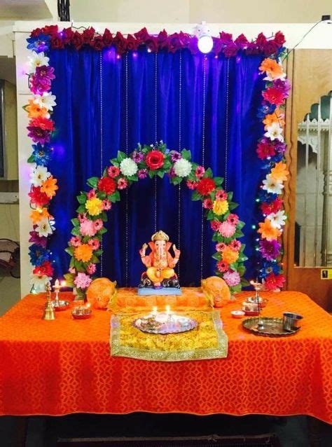 10+ Puja decoration ideas in 2020 | goddess decor, pooja room design ...