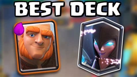 THE BEST NIGHT WITCH DECK IN CLASH ROYALE!! | Giant Night Witch Deck ...