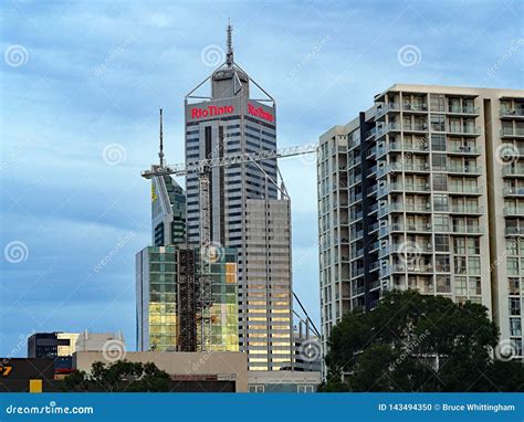 Rio Tinto Office Tower, Perth, Western Australia Editorial Image ...